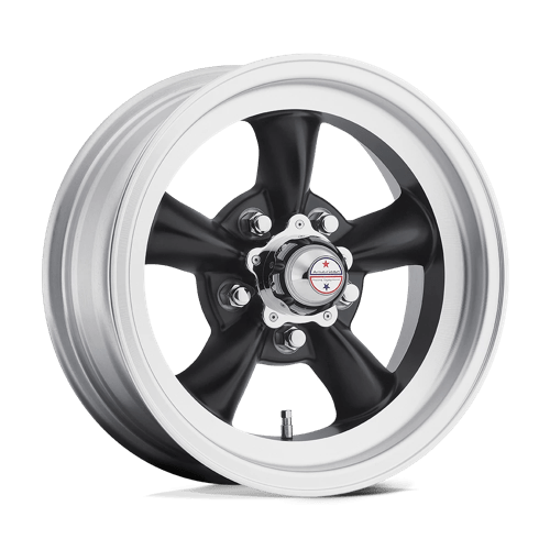 C3 Corvette Wheels: American Racing Torq Thrust D - Satin Black w/ Mach Lip