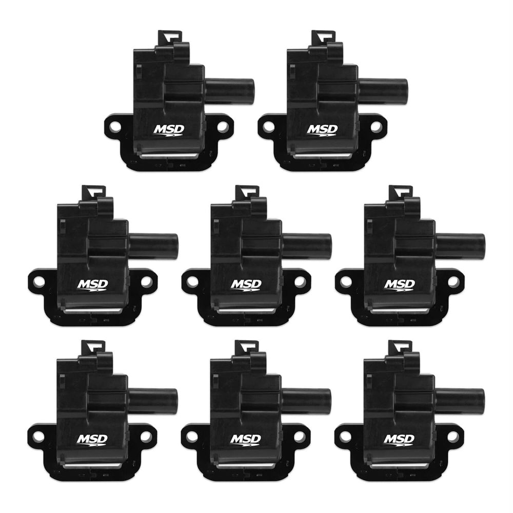 C5 Corvette MSD Blaster Ignition Coils 8 Pack - Black