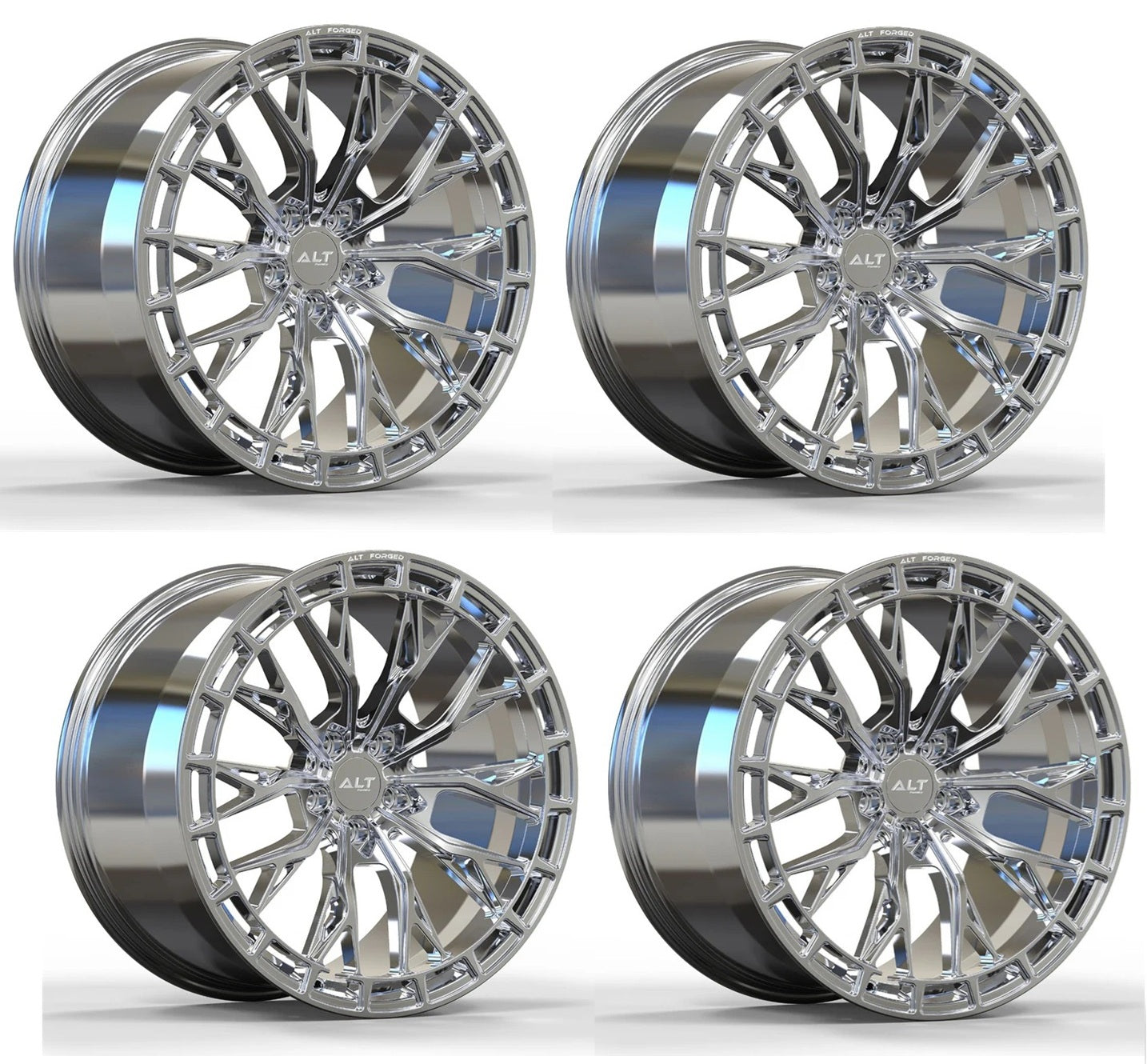 C6-C7 Corvette ALT RSL 10 Wheels - Chrome (Set