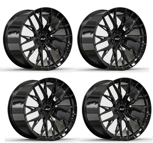 C6-C7 Corvette ALT10 FORGED Wheels - Gloss Black (Set)