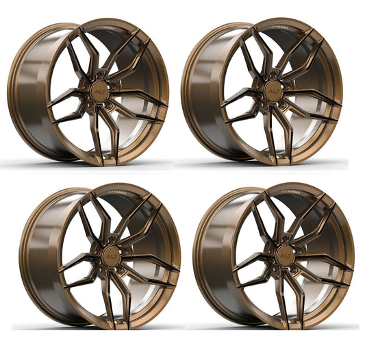 C6-C7 Corvette ALT17 FORGED Wheels - Bronze (Set)