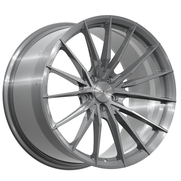 C6-C7 Corvette Wheels: ALT8 FORGED - Brushed Titanium