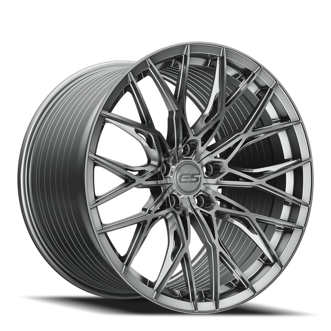 C6-C7 Corvette E5 Sebring Wheel - Brushed Titanium
