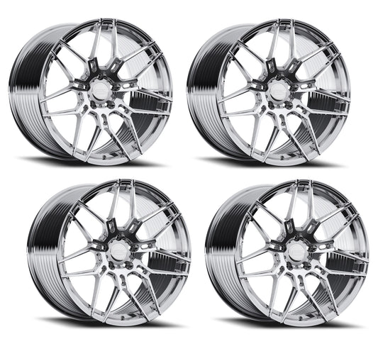C6-C7 Corvette Wheels: E5 Speedway - Chrome (Set)