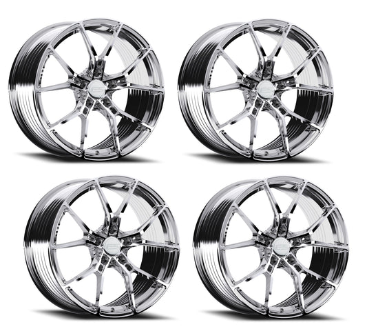 C6-C7 Corvette Wheels: E5 Daytona - Chrome (Set)