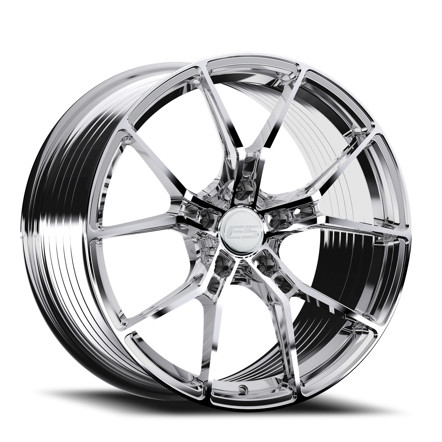 C6-C7 Corvette Wheels: E5 Daytona - Chrome