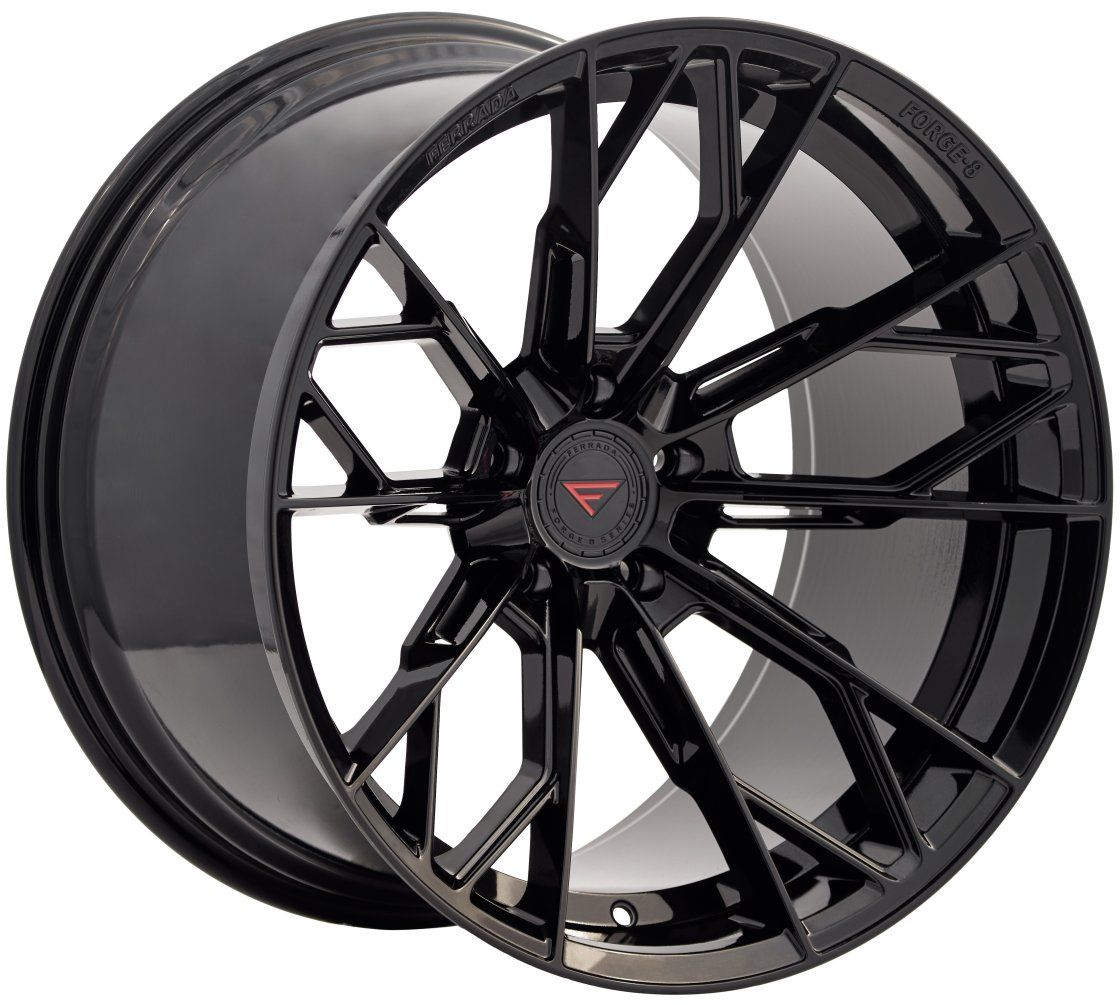 C6-C7 Corvette Wheels: Ferrada Rotary Forged FR11 - Obsidian Black