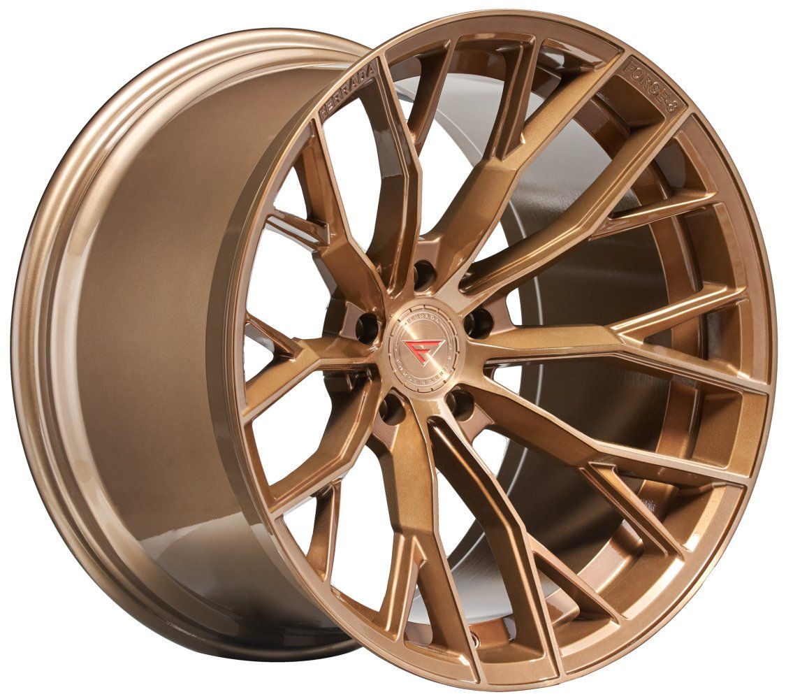 Corvette Wheels: Ferrada Forge-8 FR9 - Brushed Cobre