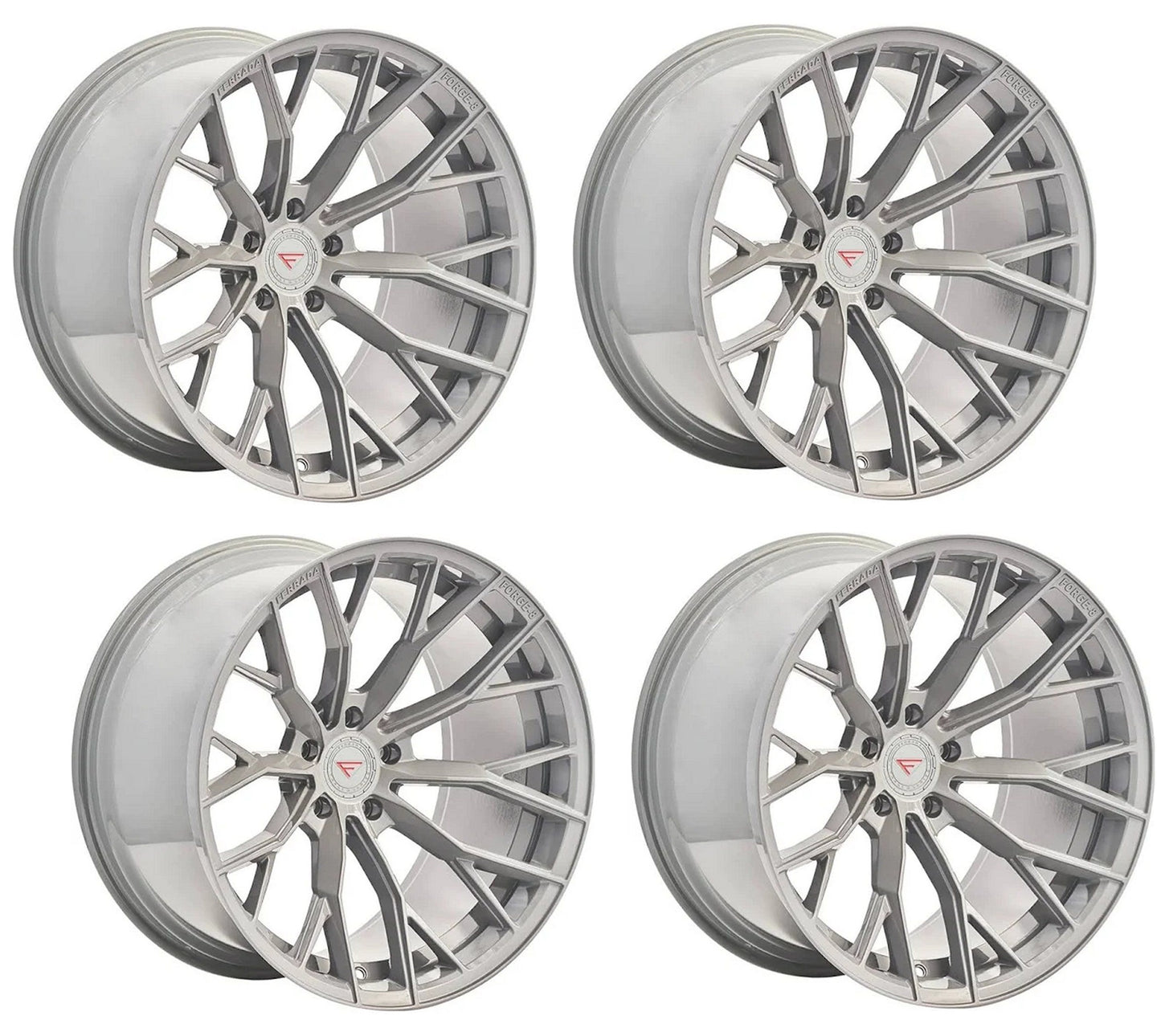 C6-C7 Corvette Wheels: Ferrada Forge-8 FR9 - Storm Gray (Set)