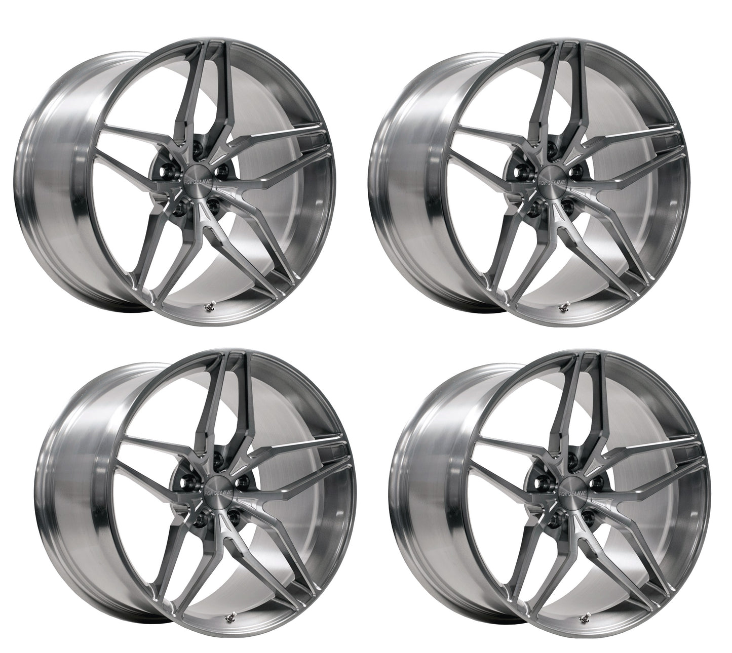 C6-C7 Corvette Wheels: Forgeline EX1 - Smoke Tint (Set)