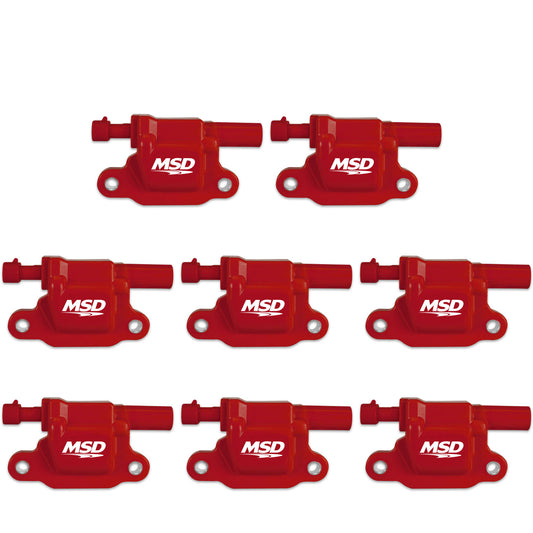 C6 Corvette MSD Blaster Ignition Coils - 8 Pack
