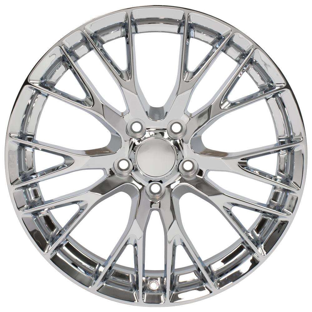 C7 Corvette Z06 Replica Wheel - Chrome (face)