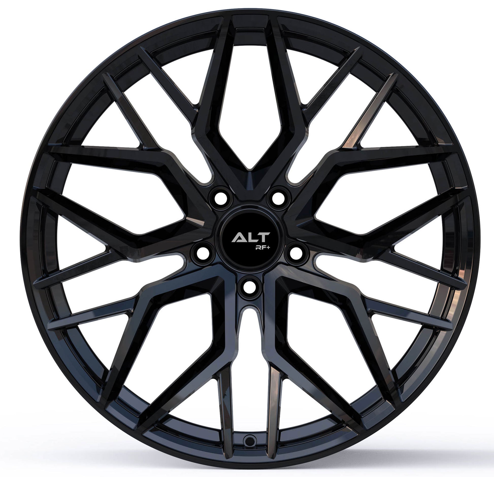 C8 Corvette ALT FORGED Velocity Wheel - Gloss Black (face)