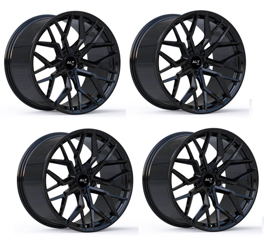 C8 Corvette ALT FORGED Velocity Wheels - Gloss Black (Set)