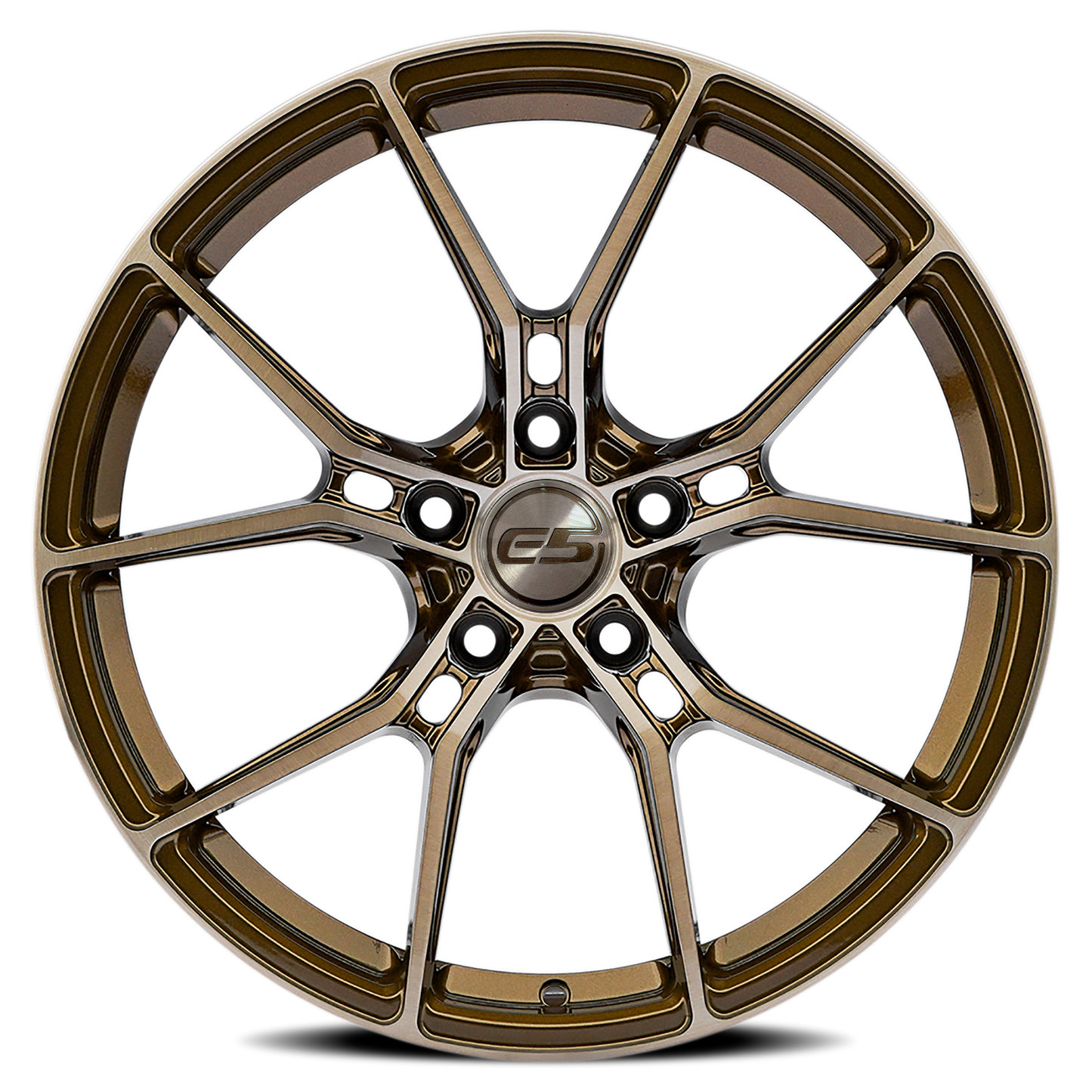 C8 Corvette E5 Daytona Wheel - Bronze Brushed Tint (face)