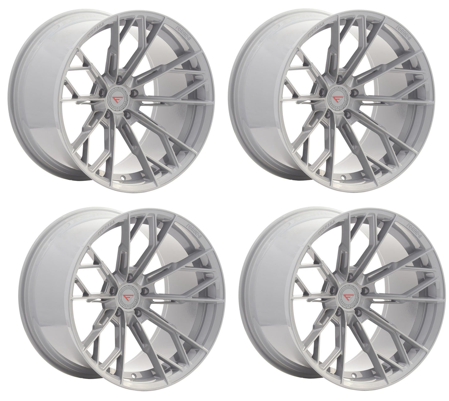 C8 Corvette Wheels: Ferrada Forge-8 FR11 - Smoke Gray (Set)