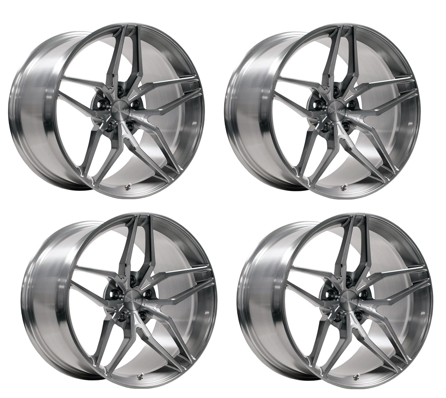 C8 Corvette Wheels: Forgeline EX1 - Smoke Tint (Set)