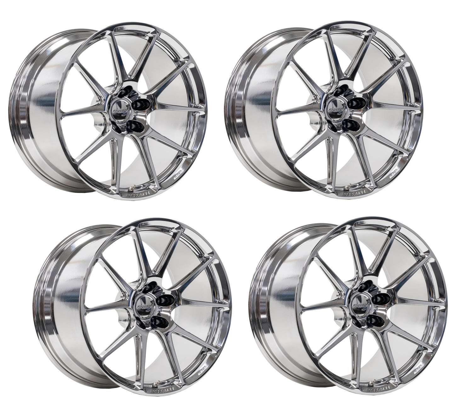 C8 Corvette Forgeline GS1 Wheels - Chrome (Set)