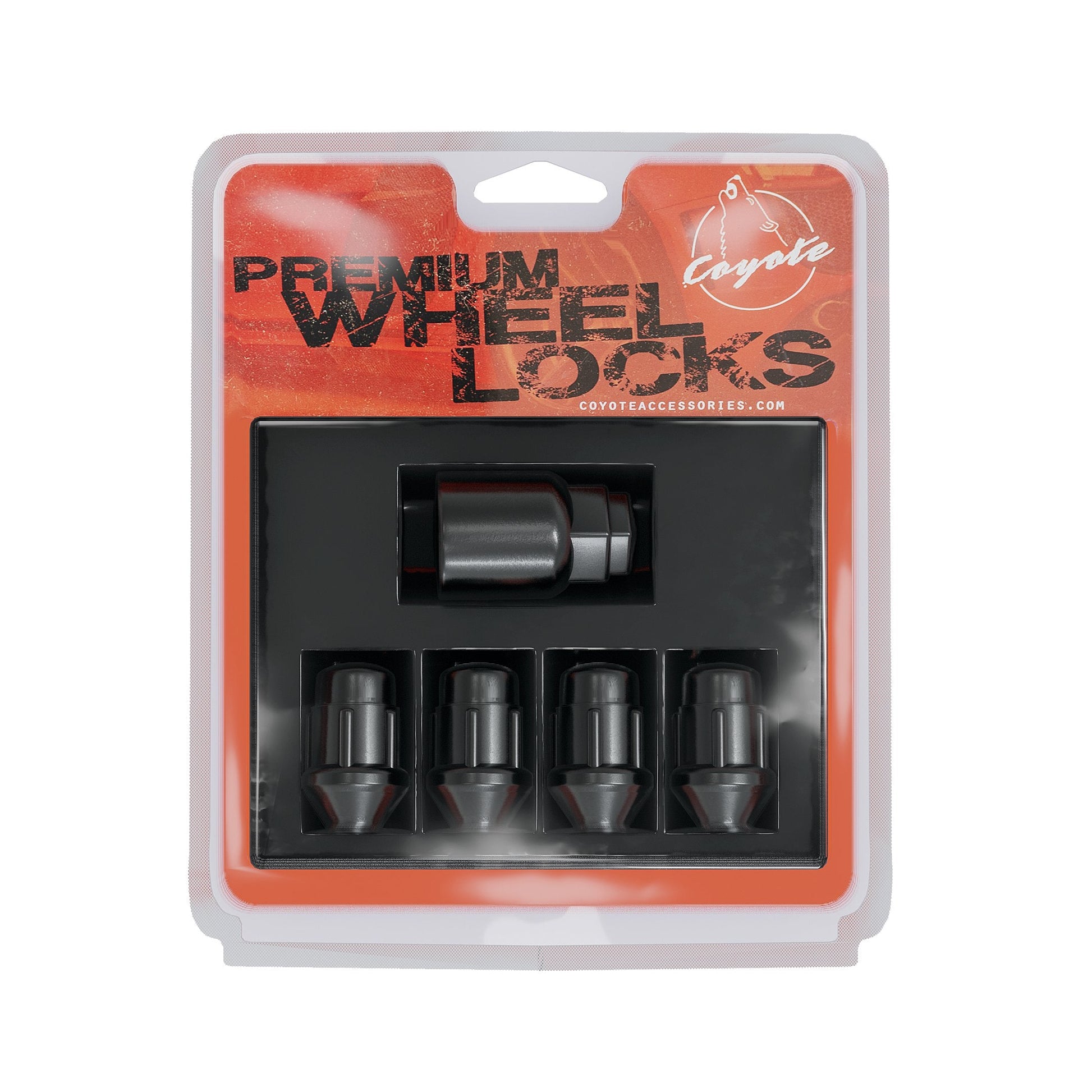 C8 Corvette Locking Lug Nuts - Black