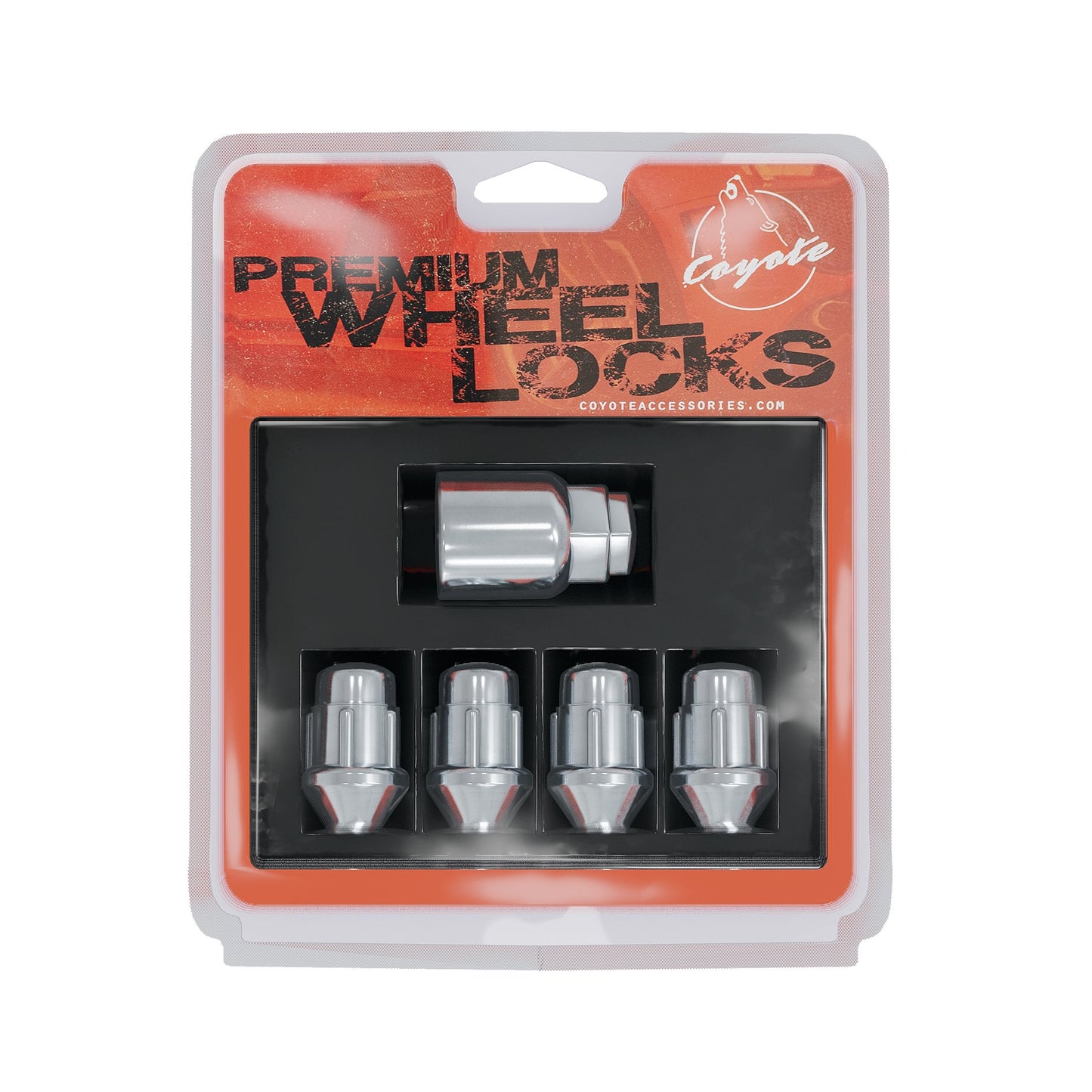 C8 Corvette Locking Lug Nuts - Chrome