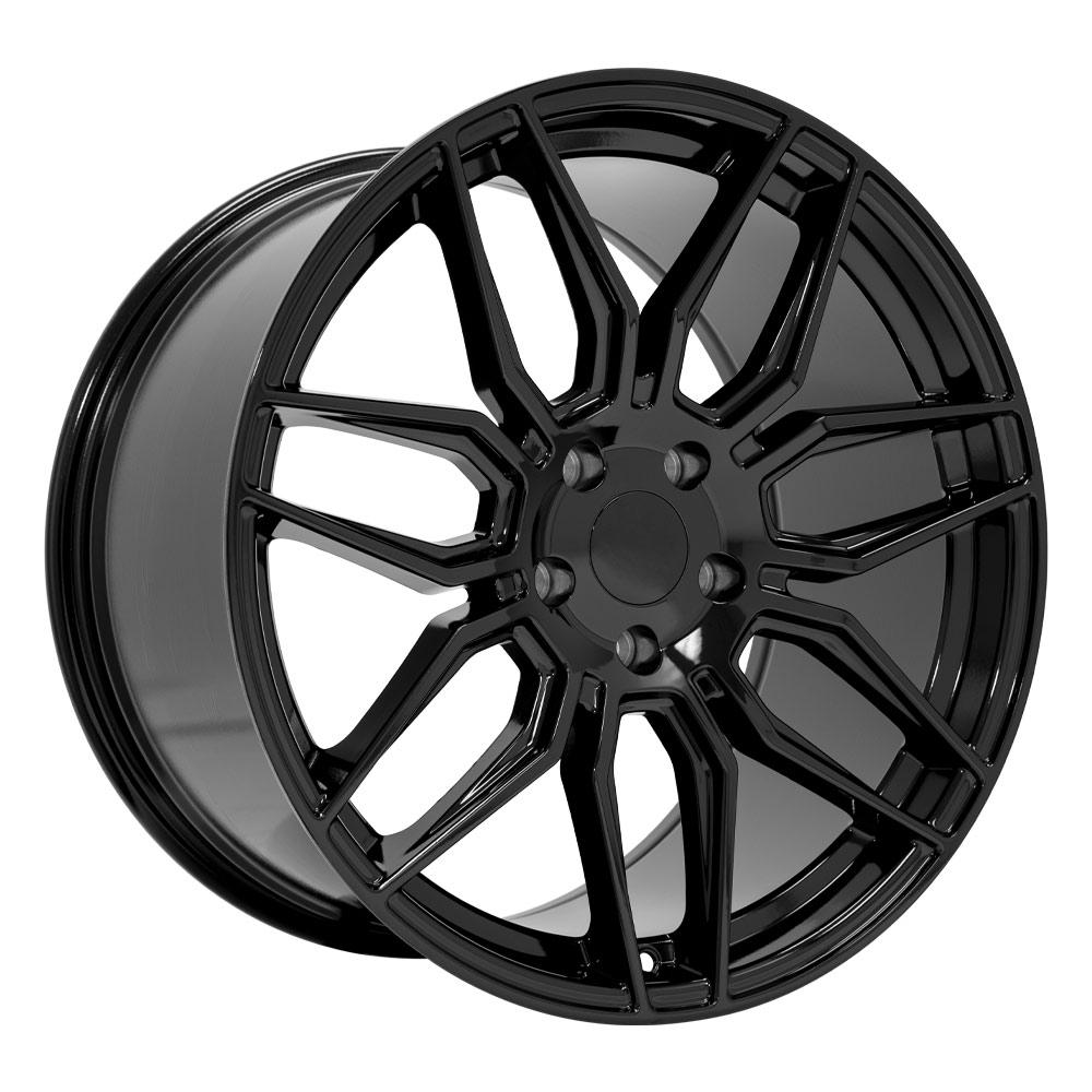 C8 Corvette Spider Replica Wheel - Gloss Black