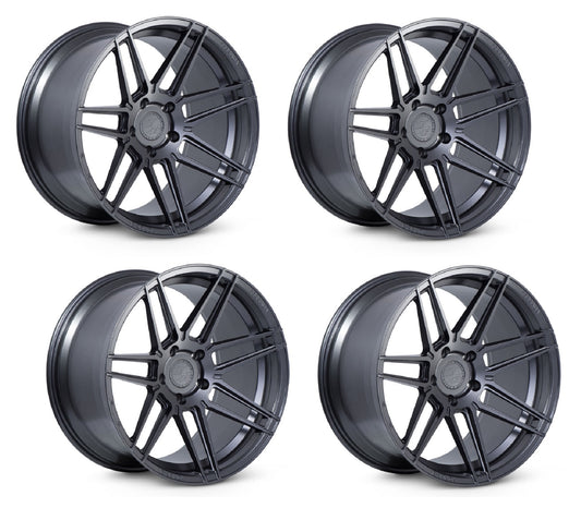 Corvette Wheels: Ferrada Forge-8 FR6 - Matte Graphite (Set)