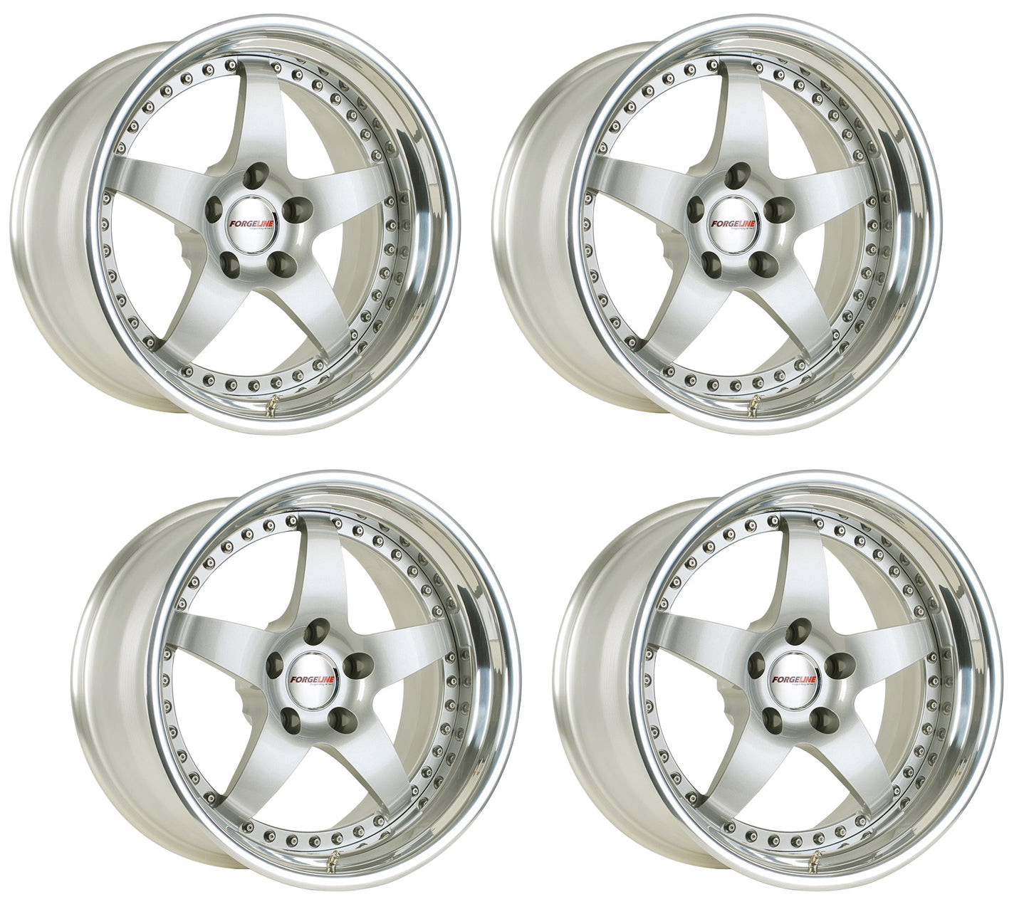 Corvette Forgeline SO3 Wheels - Silver (Set)