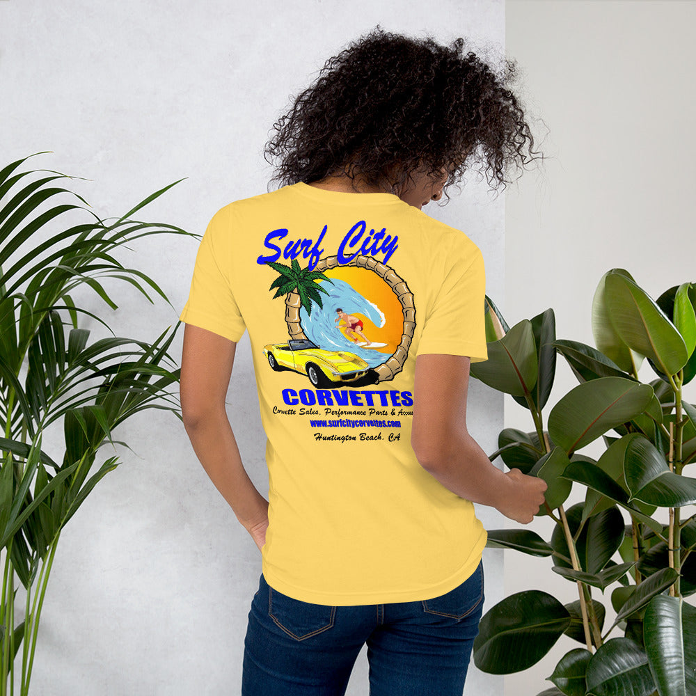 Surf City Corvettes T-Shirt (yellow)