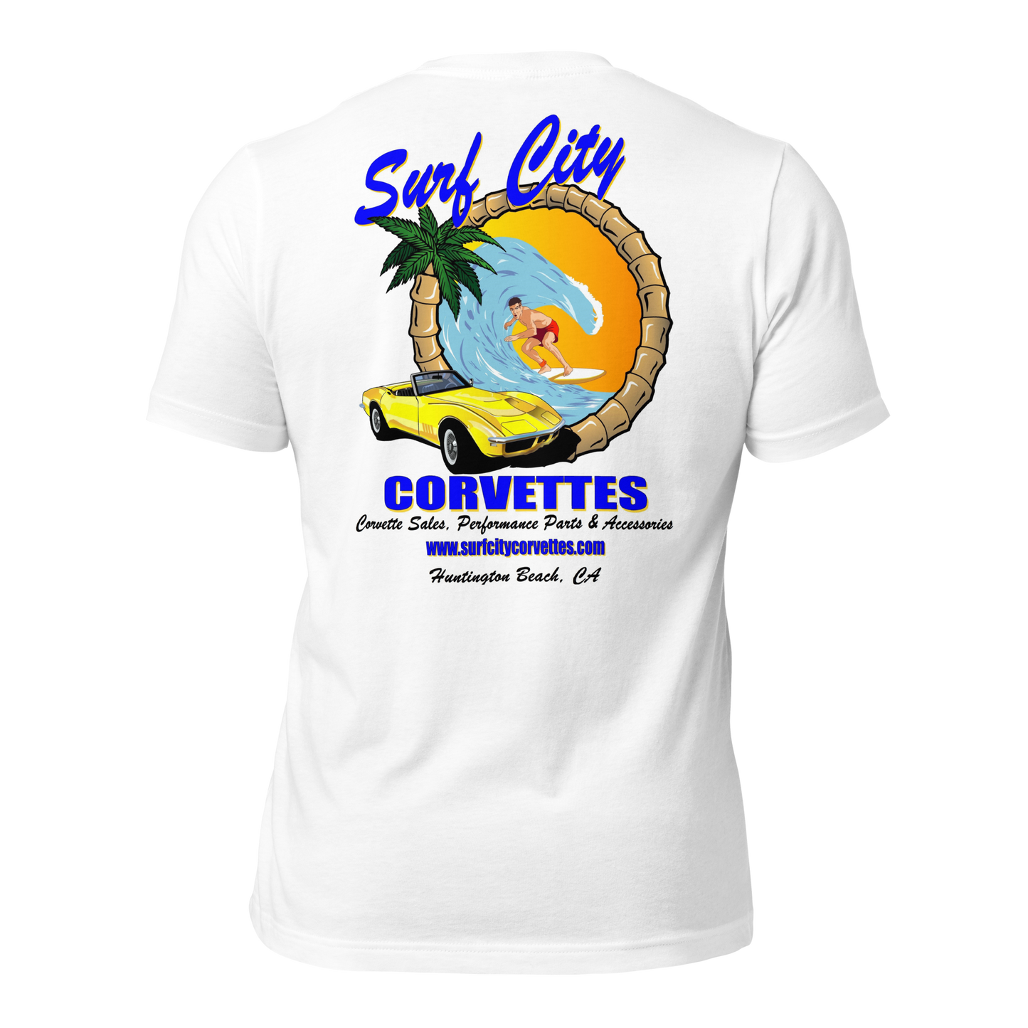 Surf City Corvettes T-Shirt - White