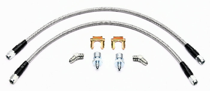 Wilwood Stainless Steel Braided Brake Flexline Kit - Front