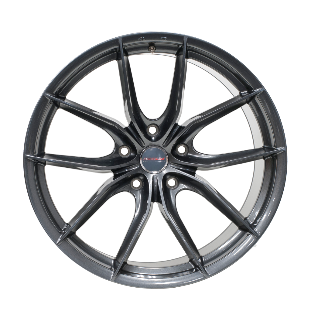 C8 Corvette Wheels: Forgeline F01 - Anthracite Gray