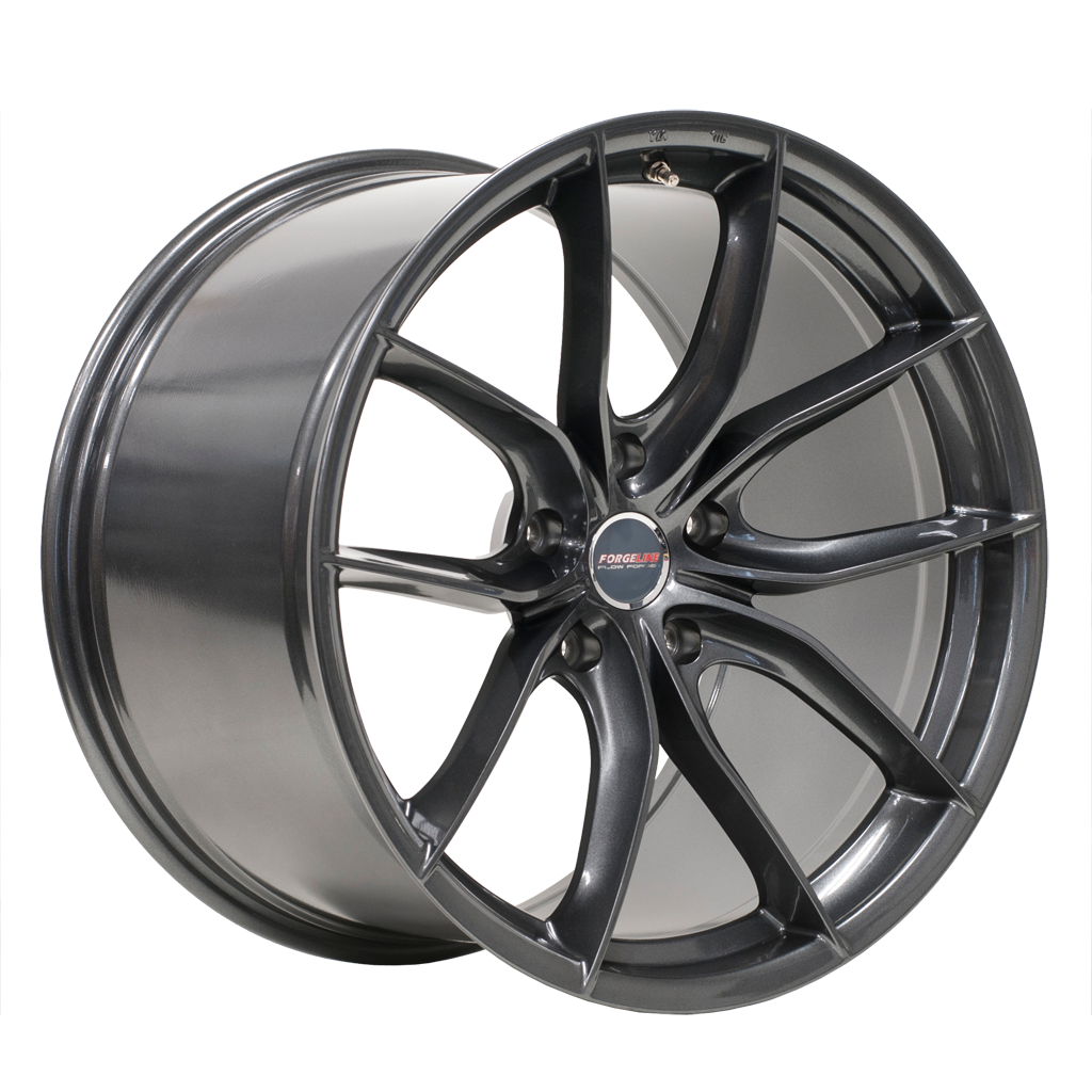C8 Corvette Wheels: Forgeline F01 - Anthracite Gray