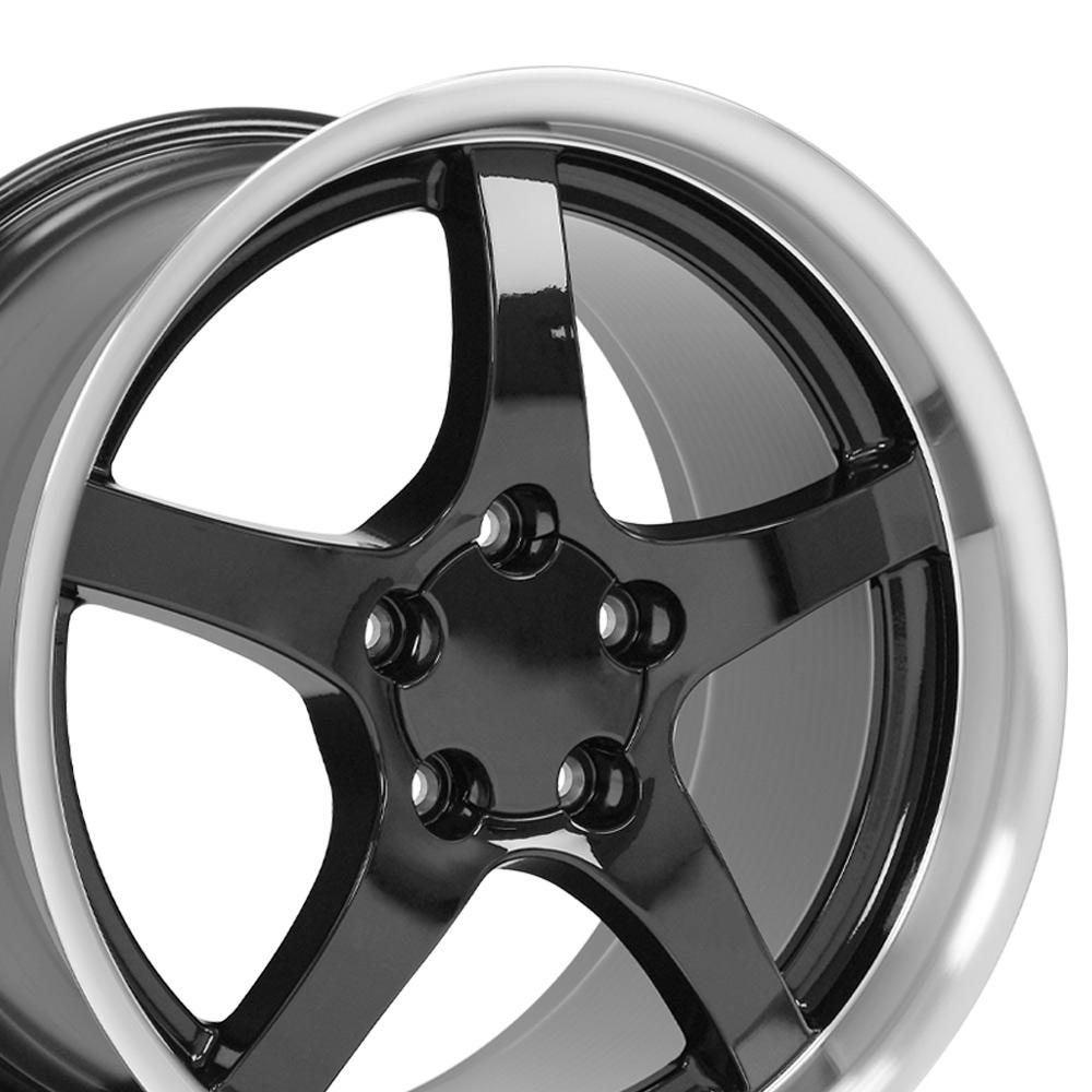 C5 Corvette 5-Spoke Deep Dish Wheel - Black