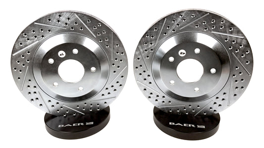 C5 Corvette Drilled/Slotted Front Brake Rotors: 1997-2004 - Baer Sport Brakes