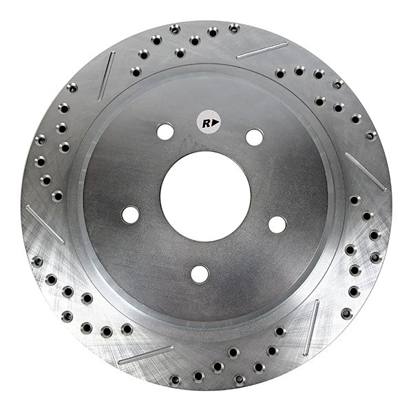 C5 Corvette Drilled/Slotted Rear Brake Rotor: 1997-2004 - Baer Sport Brakes
