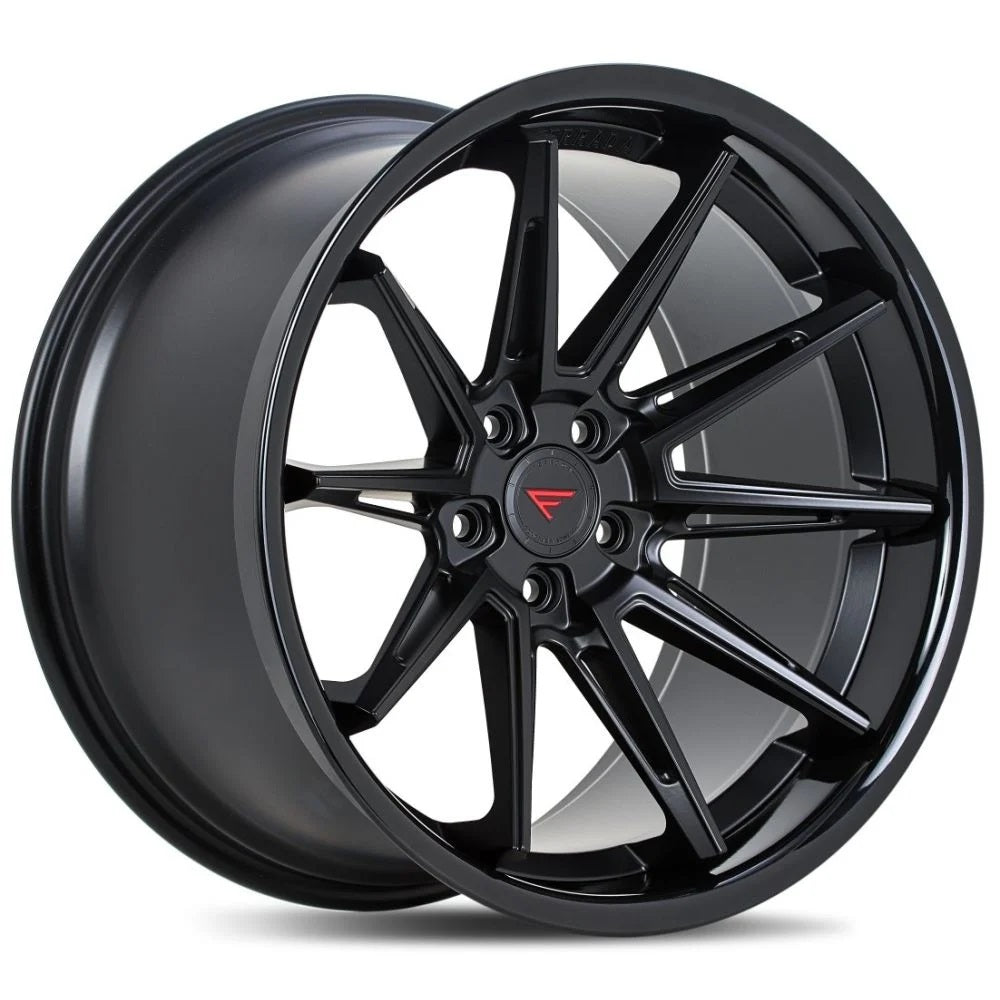 C6-C7 Corvette Wheels: Ferrada CM2 - Matte Black w/ Gloss Black Lip