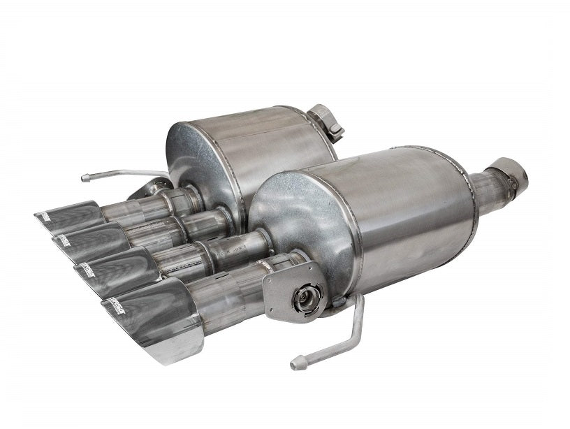 C7 Corvette Exhaust System: 2.75 in. Valve-Back NPP w/ Quad 4.5 in. Tips | 2014-2019 Stingray & GS - Corsa Performance