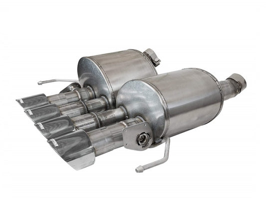 C7 Corvette Exhaust System: 2.75 in. Valve-Back NPP w/ Quad 4.5 in. Tips | 2014-2019 Stingray & GS - Corsa Performance