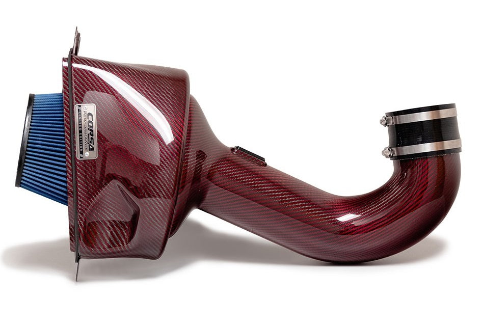 Corvette Carbon Fiber Cold Air Intake - MaxFlow Corsa: 2015-2019 C7 Z06 LT4, Red Ltd Ed