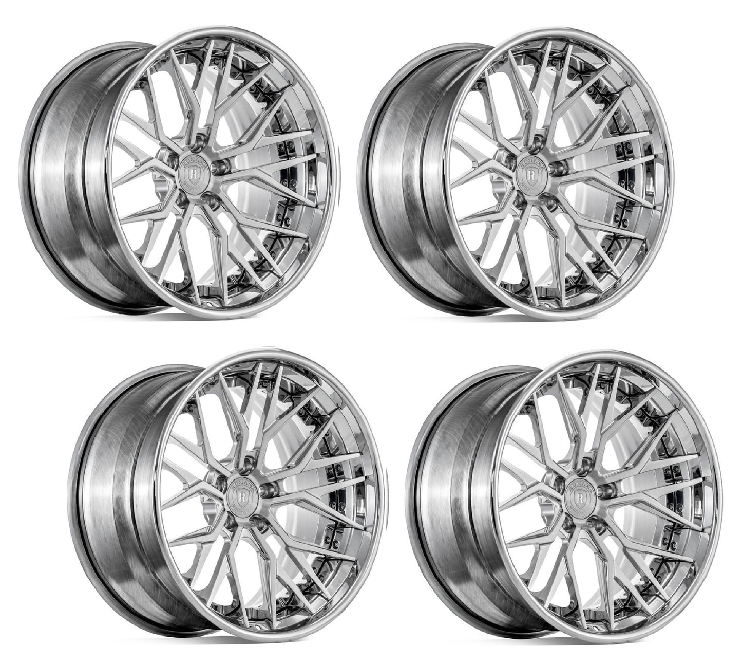 C8 Corvette Wheels: Rohana RFG3 - Polished (Set)