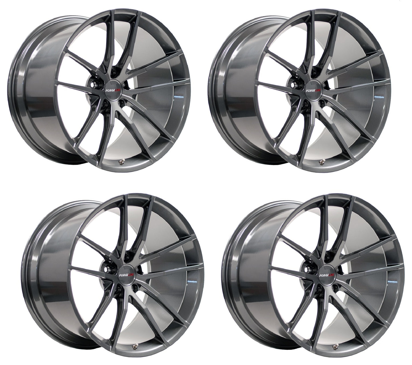 C8 Corvette Wheels: Forgeline AR1 - Pearl Gray (Set)