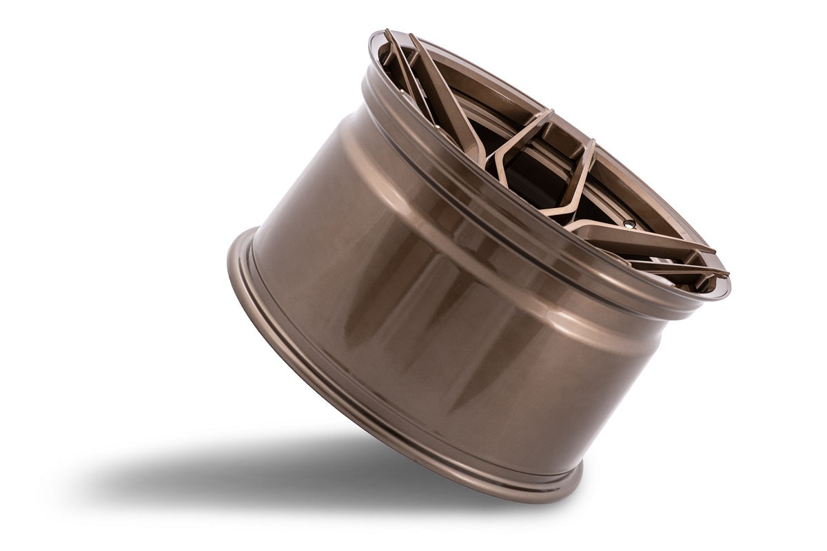 C8 Corvette Wheels: Rohana RFX11 - Brushed Bronze (concave)