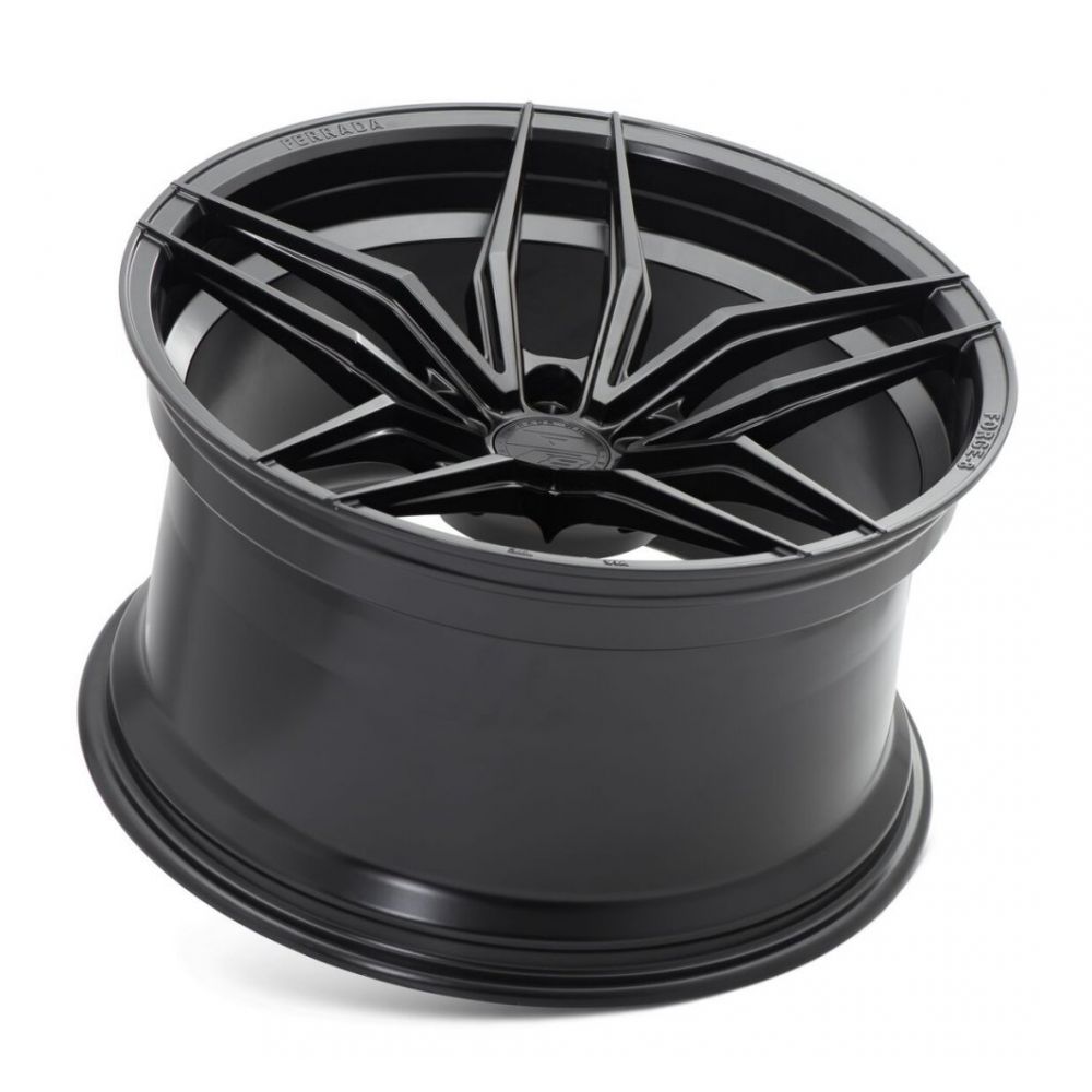 C8 Corvette Wheels: Ferrada Forge-8 FR5 - Matte Black (concave)
