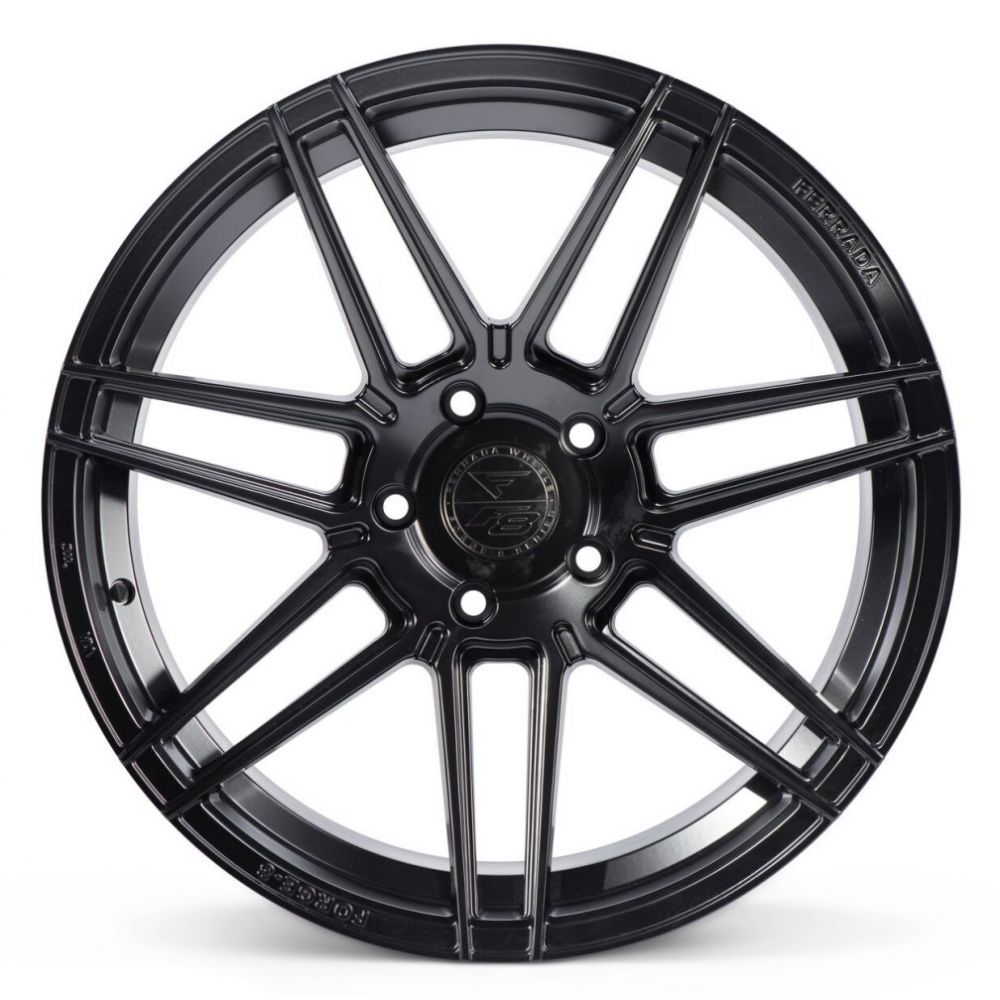 C8 Corvette Wheels: Ferrada Forge-8 FR6 - Matte Black