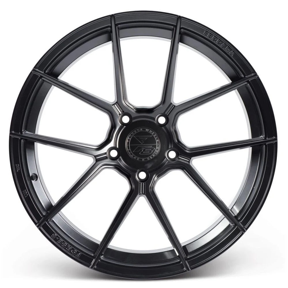 C8 Corvette Wheels: Ferrada Forge-8 FR8 - Matte Black