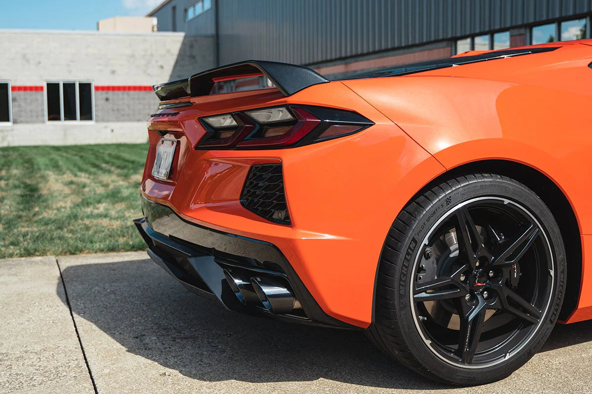 C8 Corvette Exhaust: 4.5 in. Polished Exhaust Tips - Corsa Performance