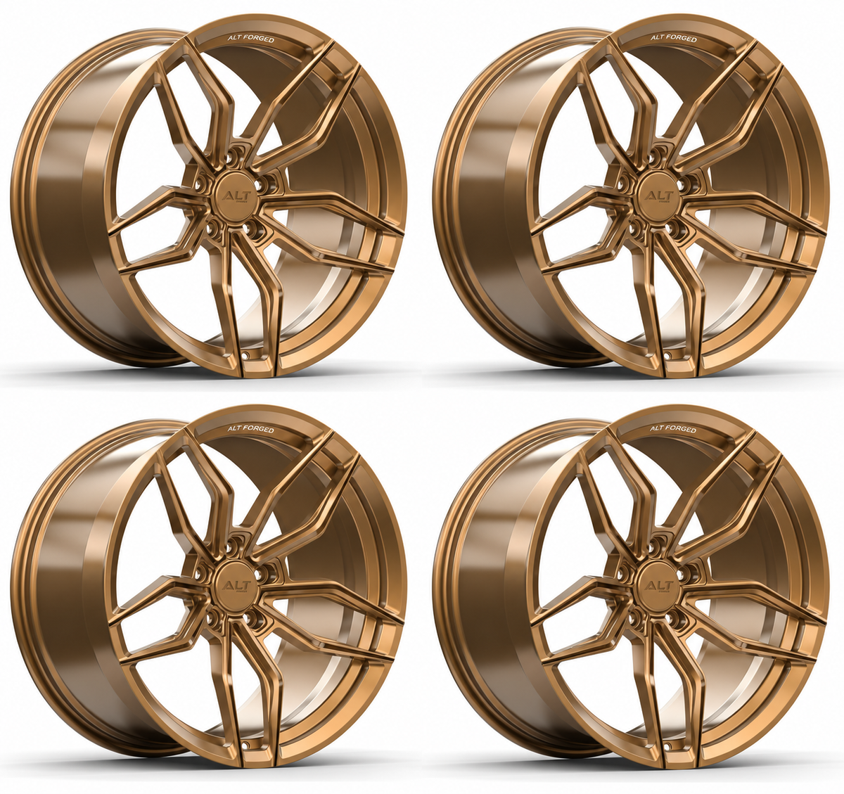 Corvette Wheels: ALT17 FORGED - Gloss Bronze (Set)