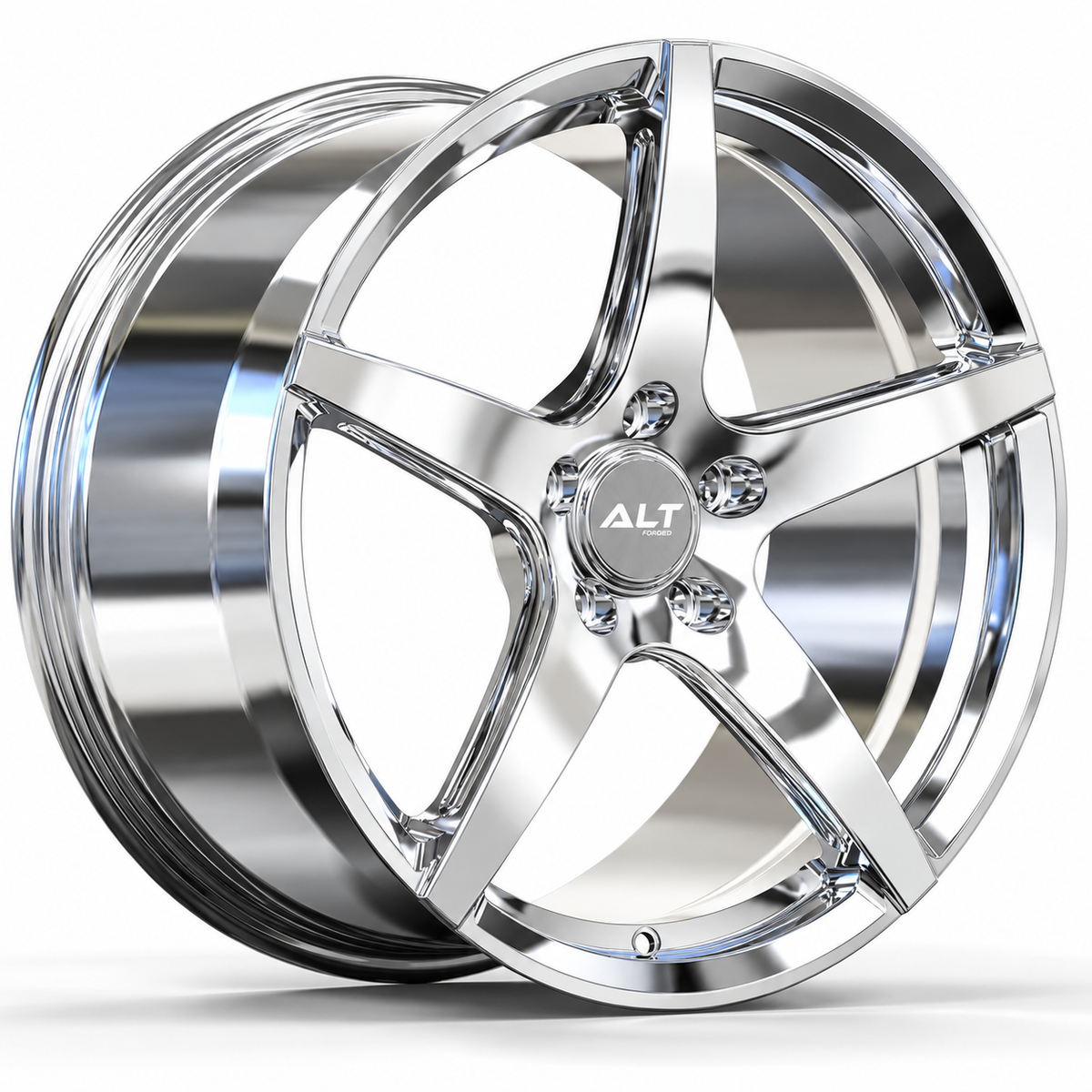C6 Corvette Forged Wheels – ALT25 Chrome | Set of 4