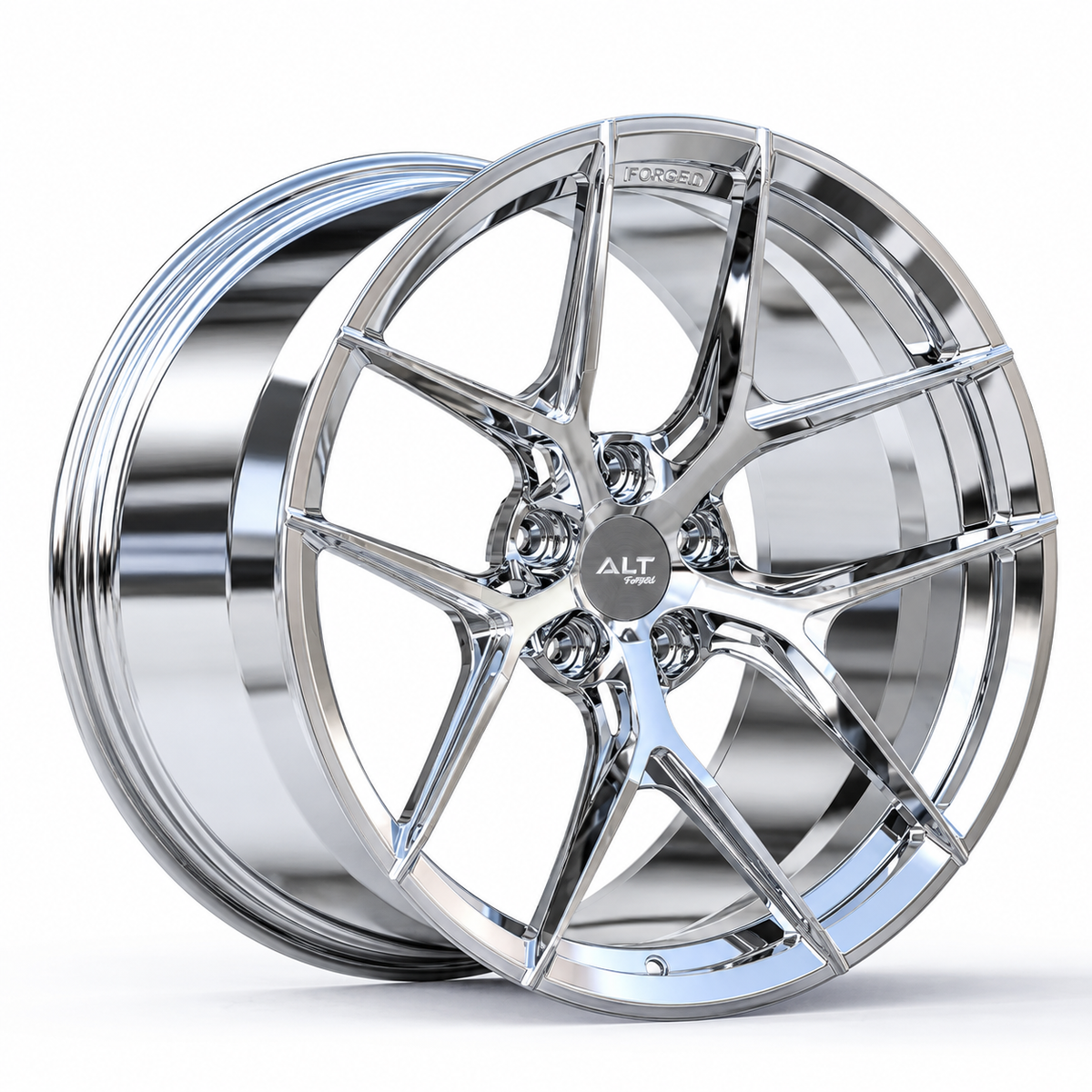 C6 Corvette Wheel – ALT5 Forged Chrome