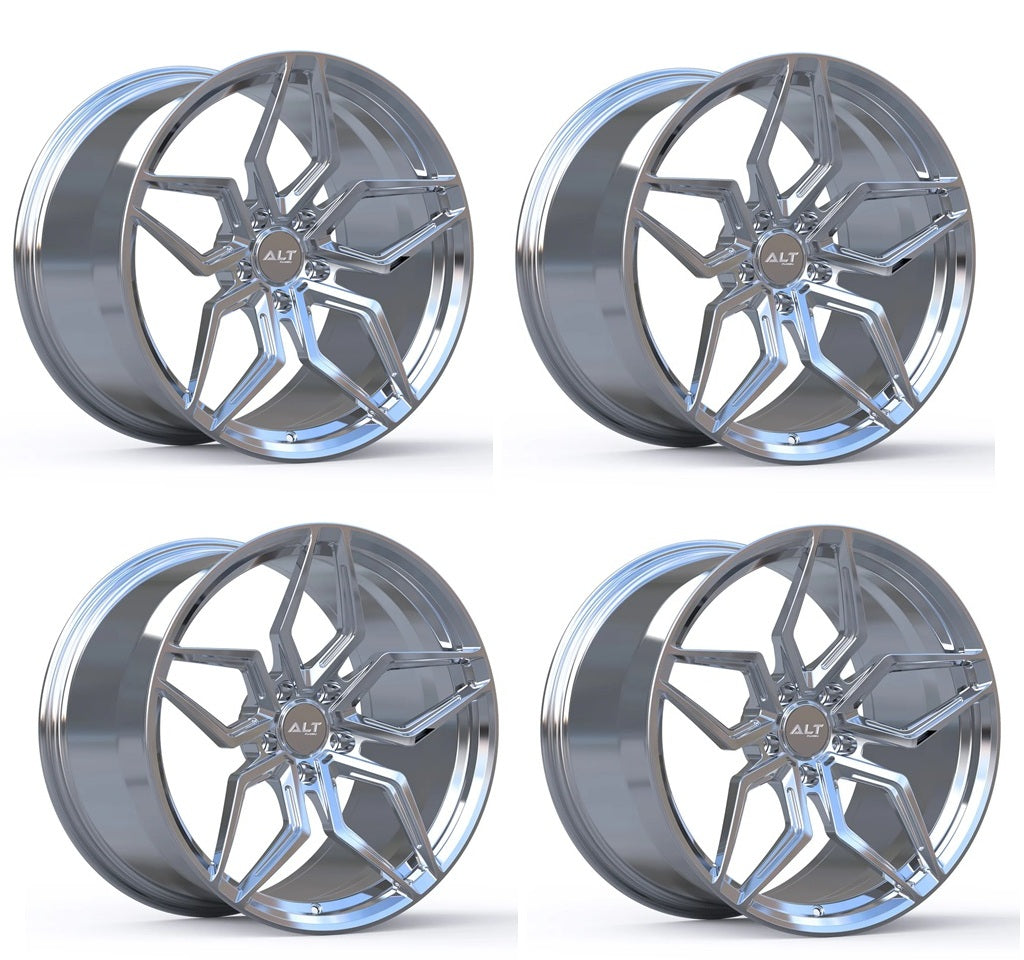 C8 Corvette Wheels: ALT5R FORGED - Chrome (Set)